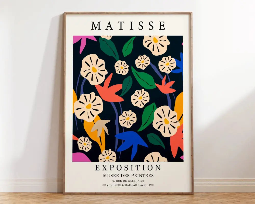 Framed Floral Art Print