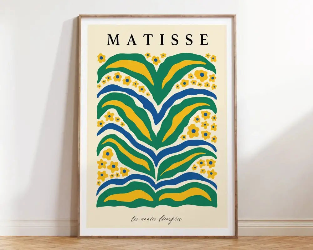Framed Floral Art Print
