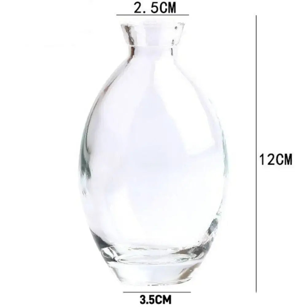 Blue Glass Vase Trio
