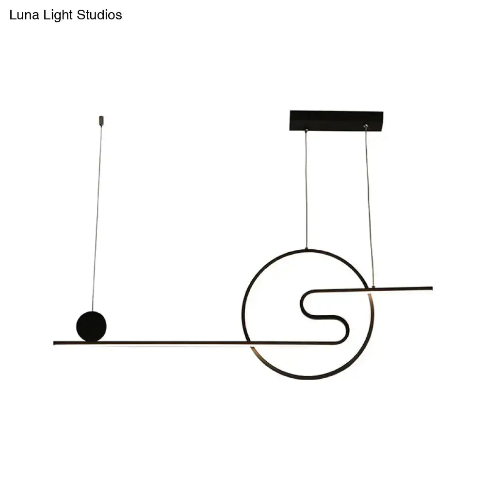 Gold Island Pendant Light Warm or White LED