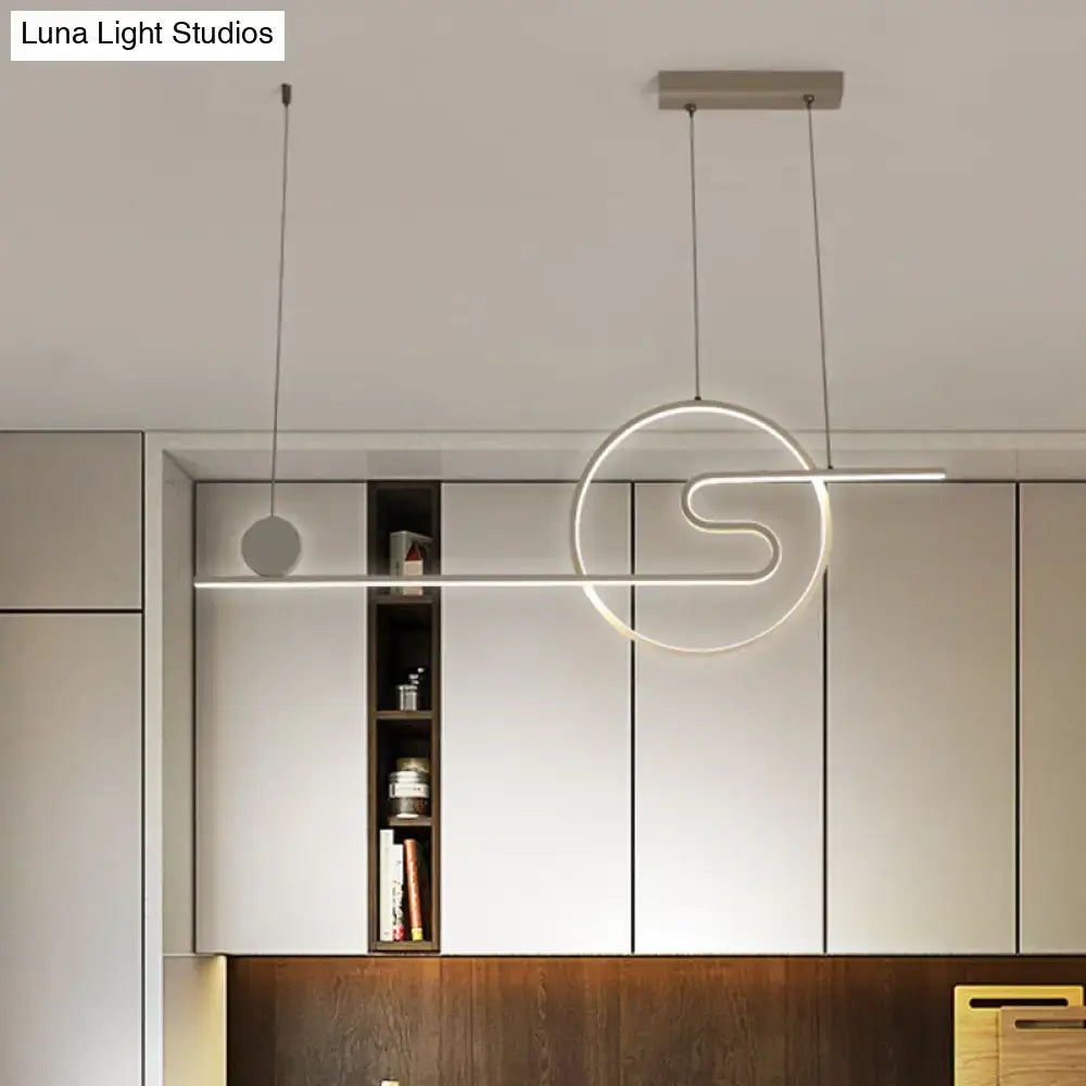 Gold Island Pendant Light Warm or White LED