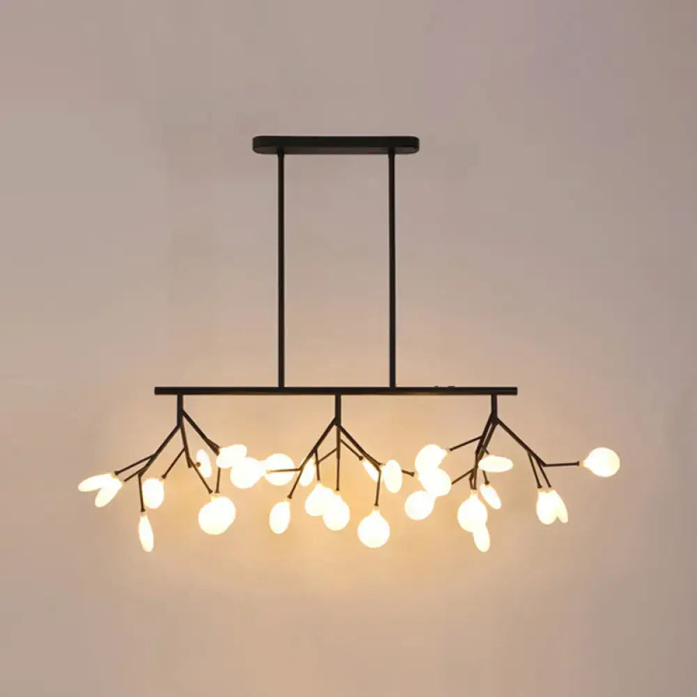Black Firefly Glass Chandelier