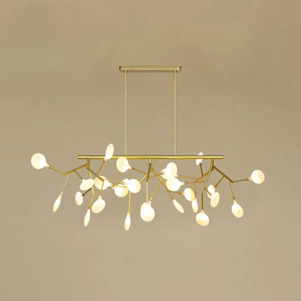 Black Firefly Glass Chandelier
