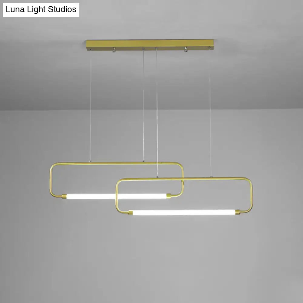 Black Dimmable Geometric LED Pendant