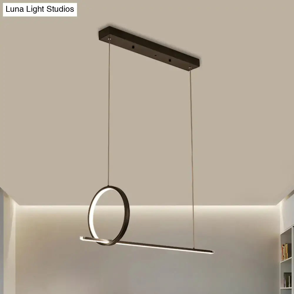 Black Iron Island Pendant