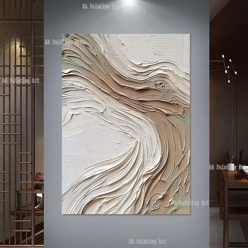 White 3D Wall Art