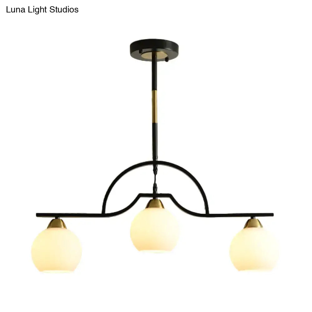 Brass Arched Pendant Light