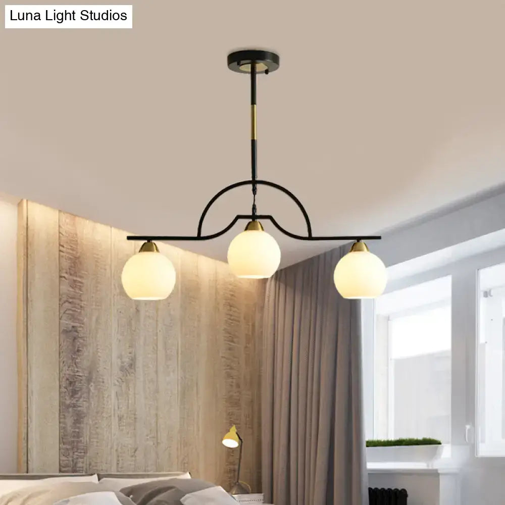 Brass Arched Pendant Light
