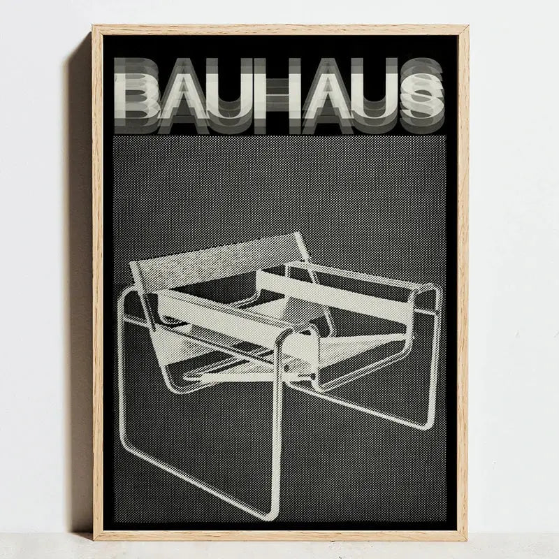 Black White Bauhaus Posters