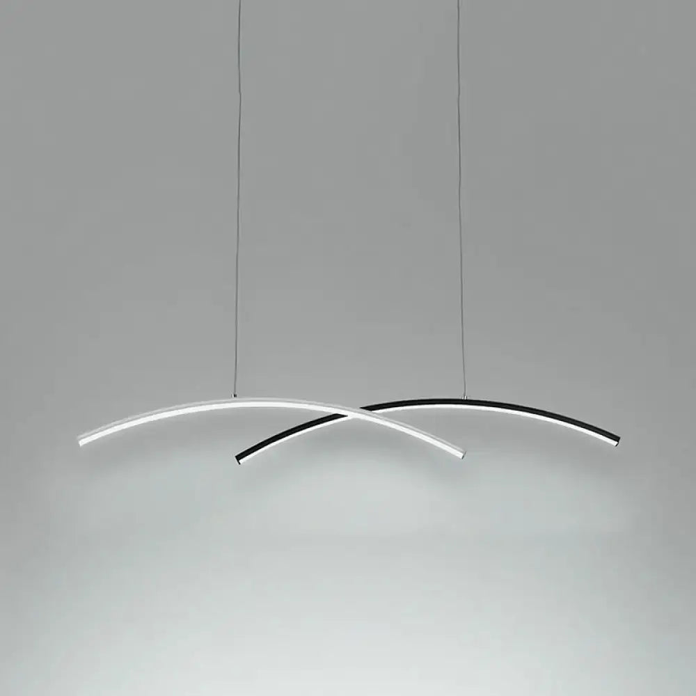 Black Arc Ceiling Light