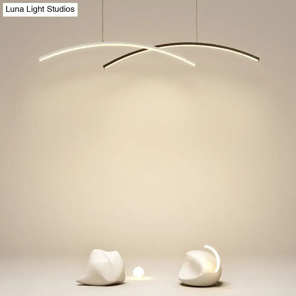 Black Arc Ceiling Light
