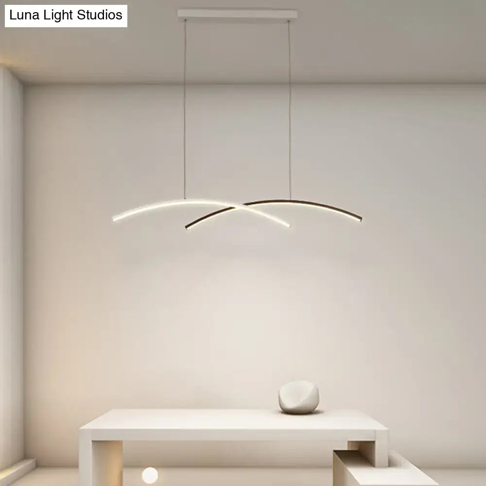 Black Arc Ceiling Light