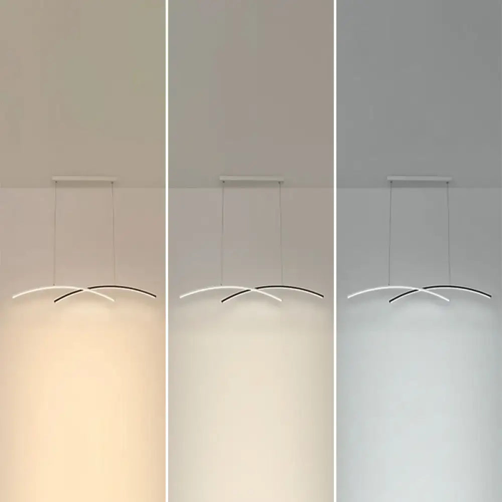Black Arc Ceiling Light