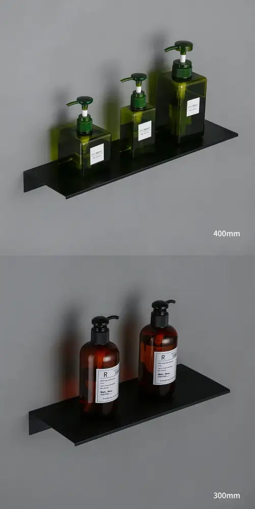 Black Aluminum Organizer Shelf