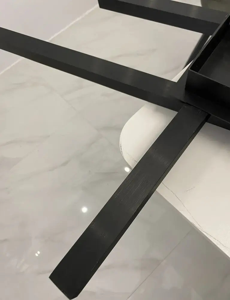 Black Square LED Chandelier