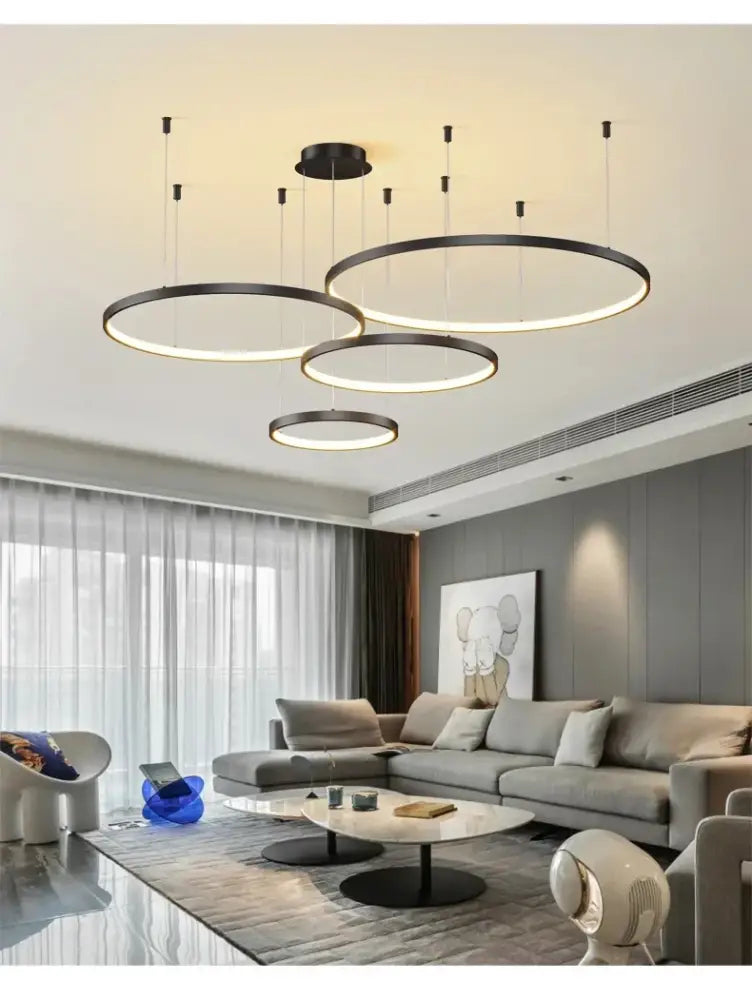 Black Gold Dimmable Pendant