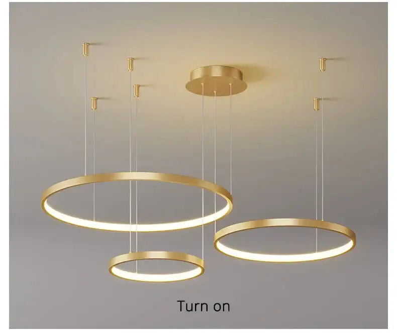 Black Gold Dimmable Pendant