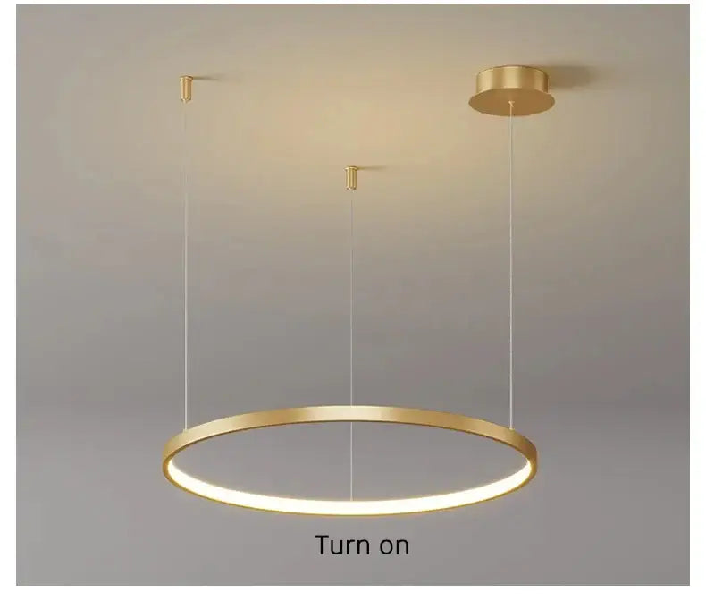 Black Gold Dimmable Pendant