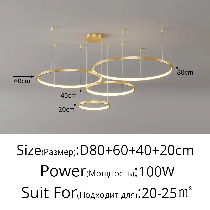Black Gold Dimmable Pendant