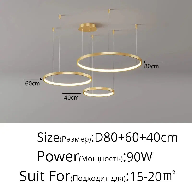 Black Gold Dimmable Pendant