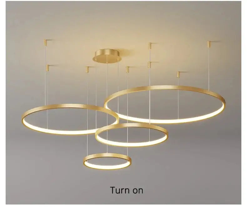 Black Gold Dimmable Pendant