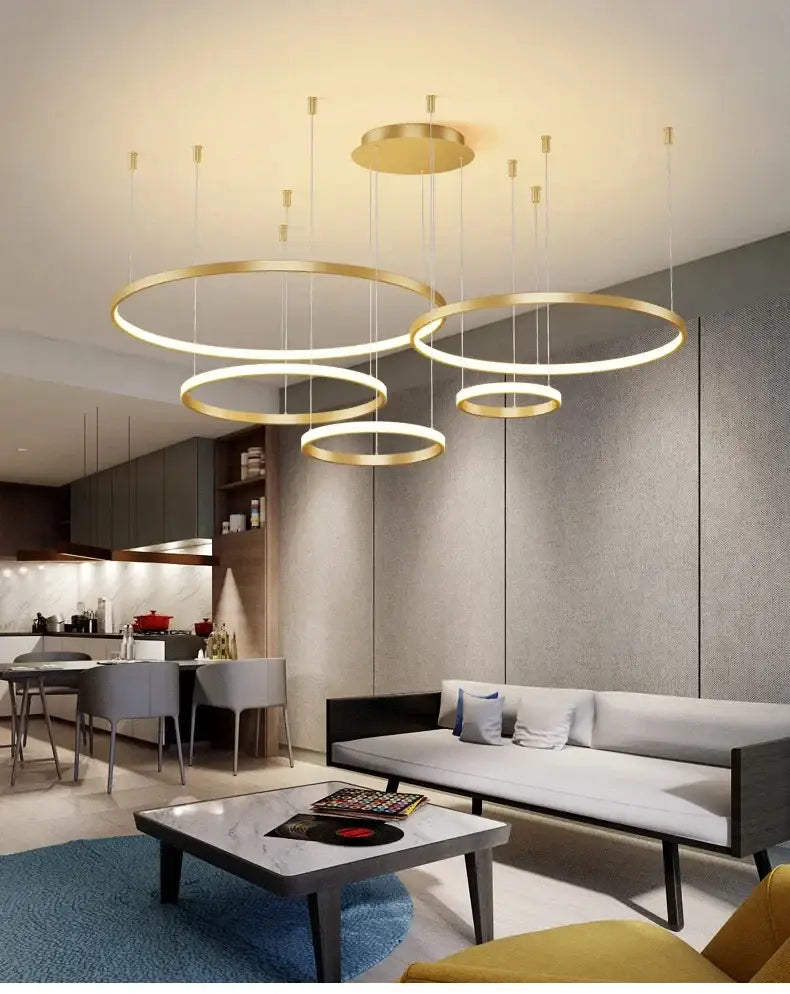 Black Gold Dimmable Pendant