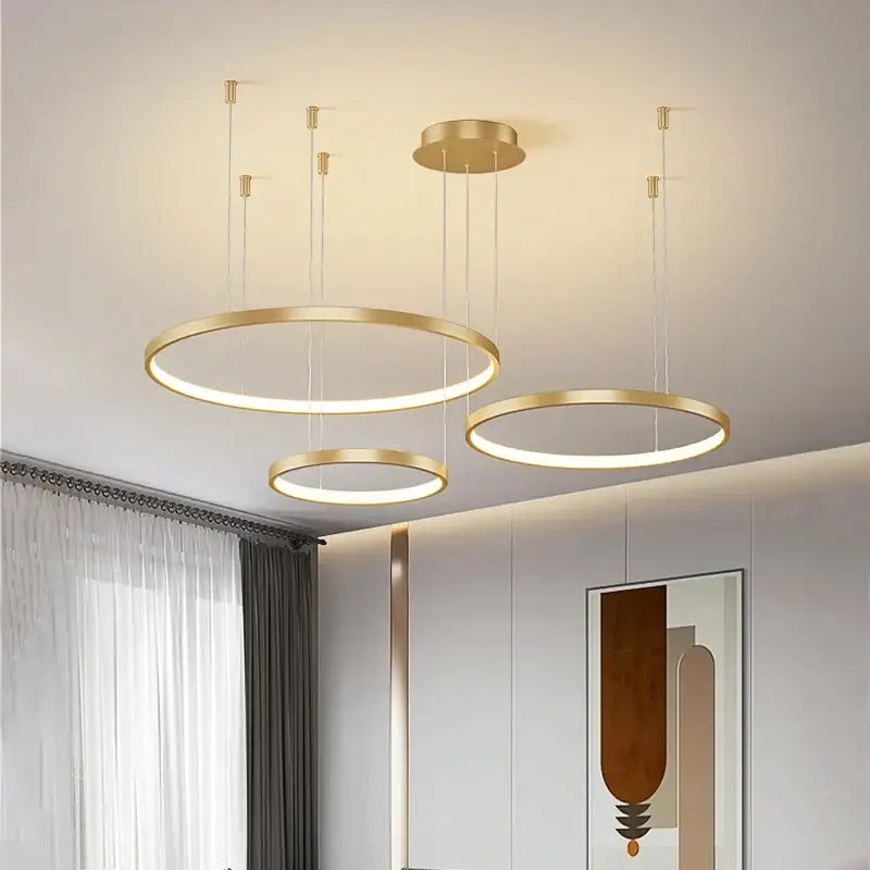 Black Gold Dimmable Pendant