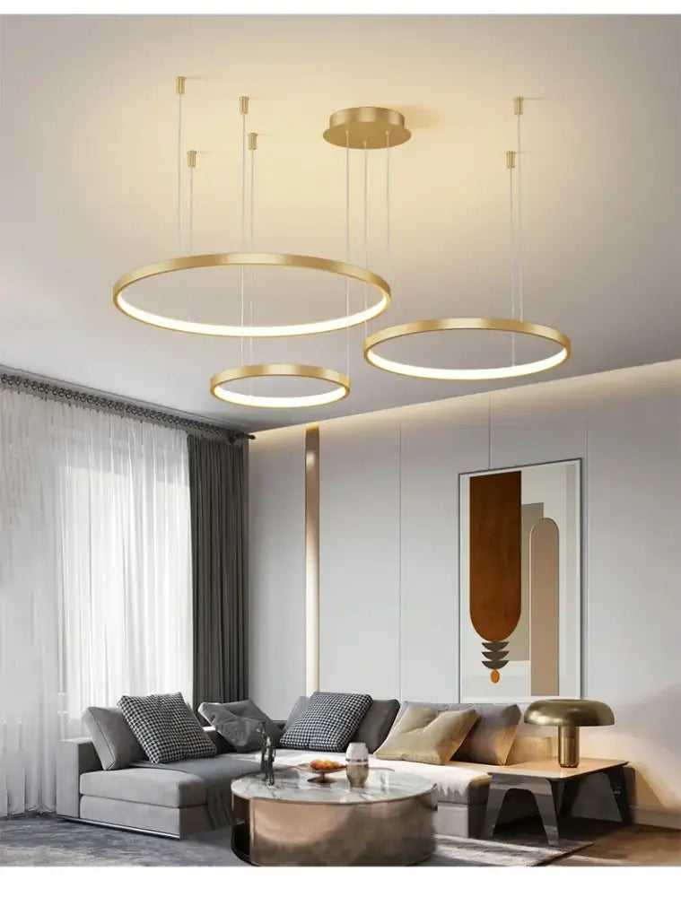 Black Gold Dimmable Pendant