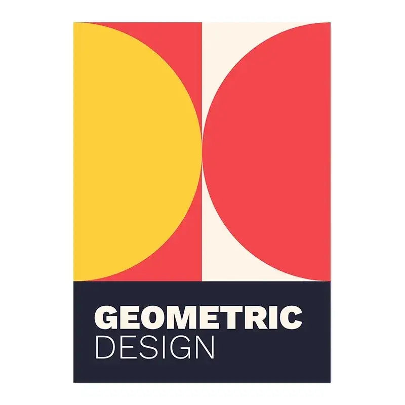 Geometric Bauhaus Wall Poster