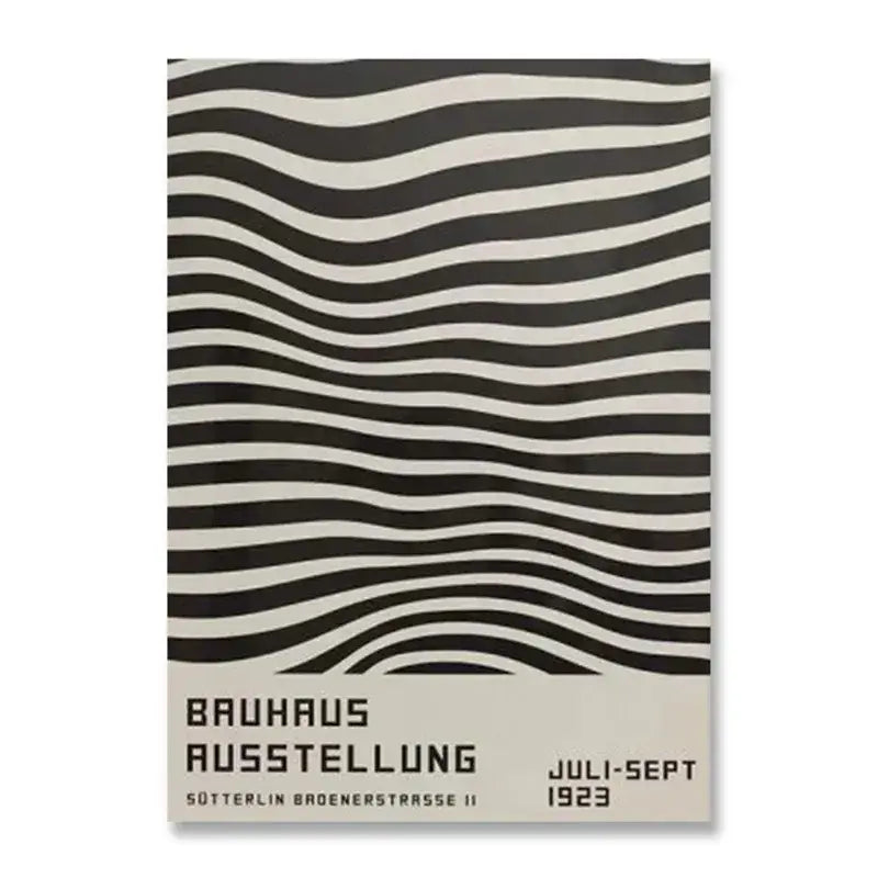 Geometric Bauhaus Wall Poster