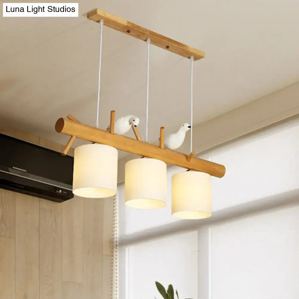 Wood Branch Island Pendant