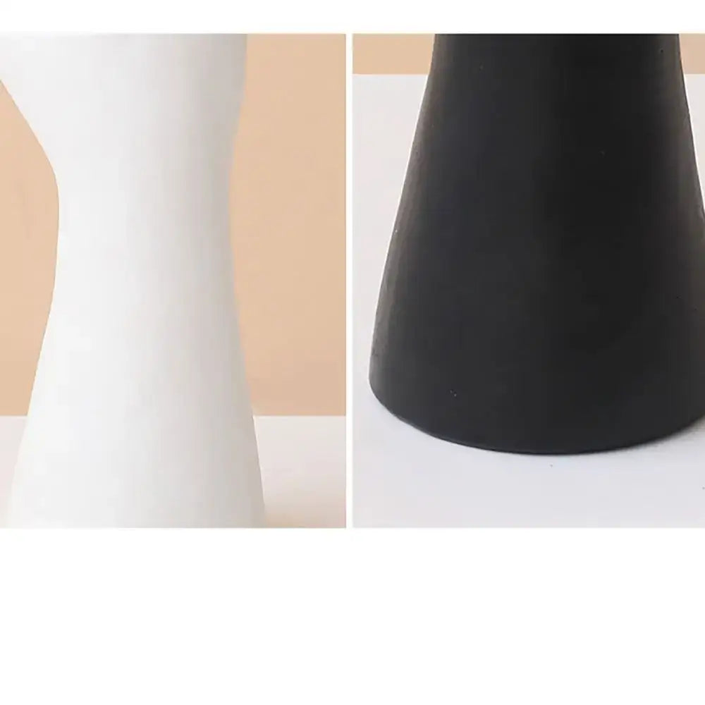 White Ceramic Arm Vase