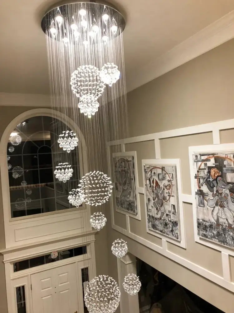 Crystal Raindrop Chandelier