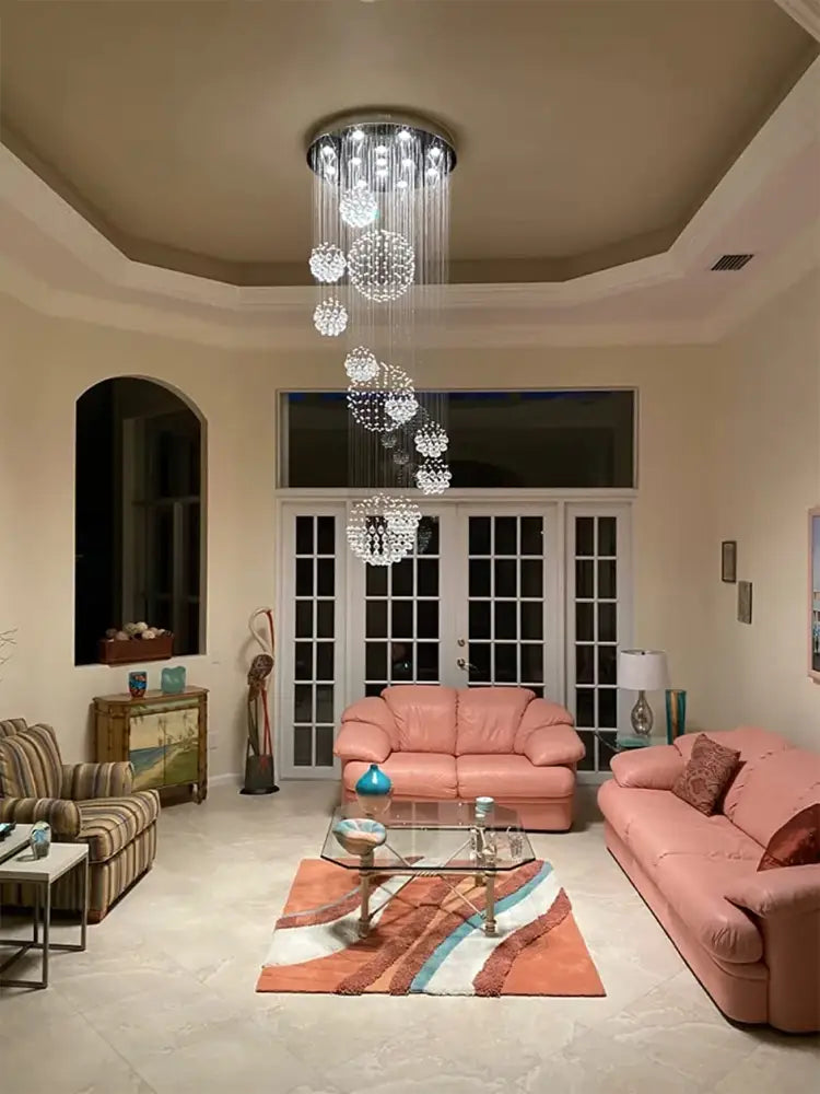Crystal Raindrop Chandelier