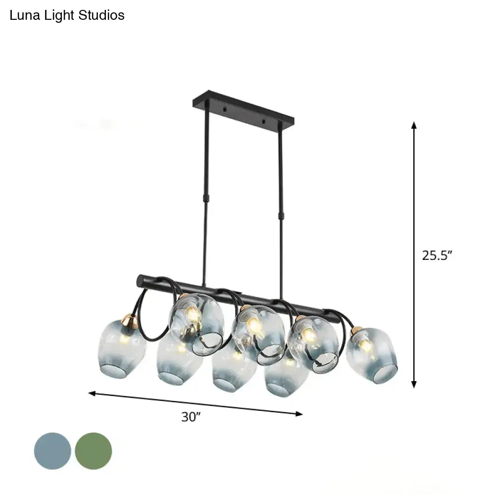 Ombre Glass Island Light