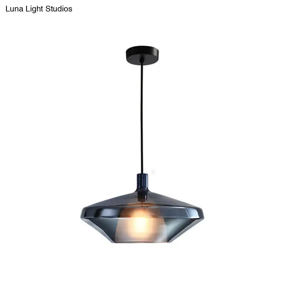 Amber Geometric Pendant Light