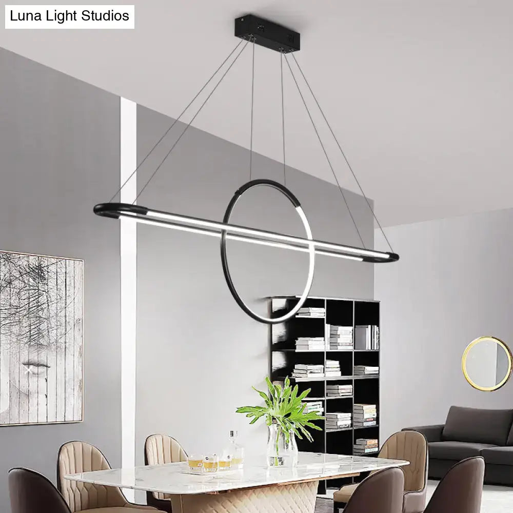 Gold Geometric Island Light