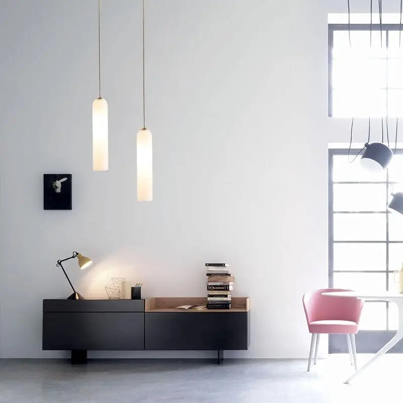Frosted Glass Pendant Light