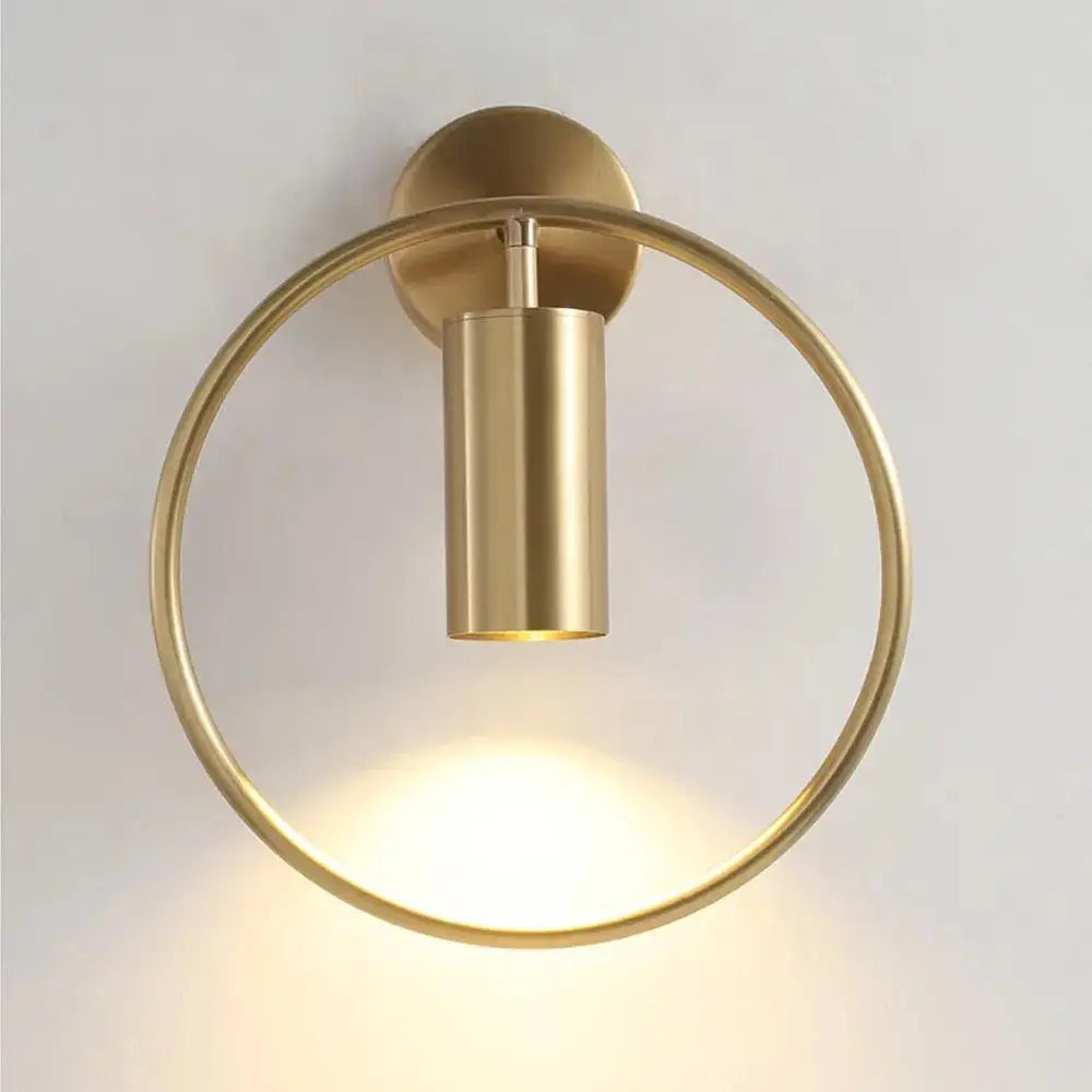 Black Gold Nordic Sconce