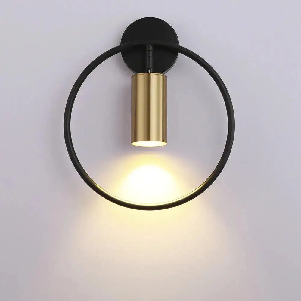 Black Gold Nordic Sconce