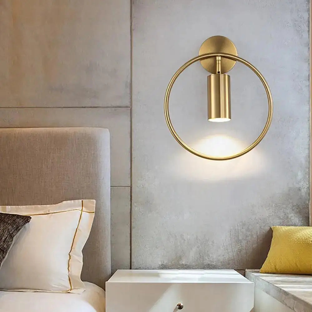 Black Gold Nordic Sconce