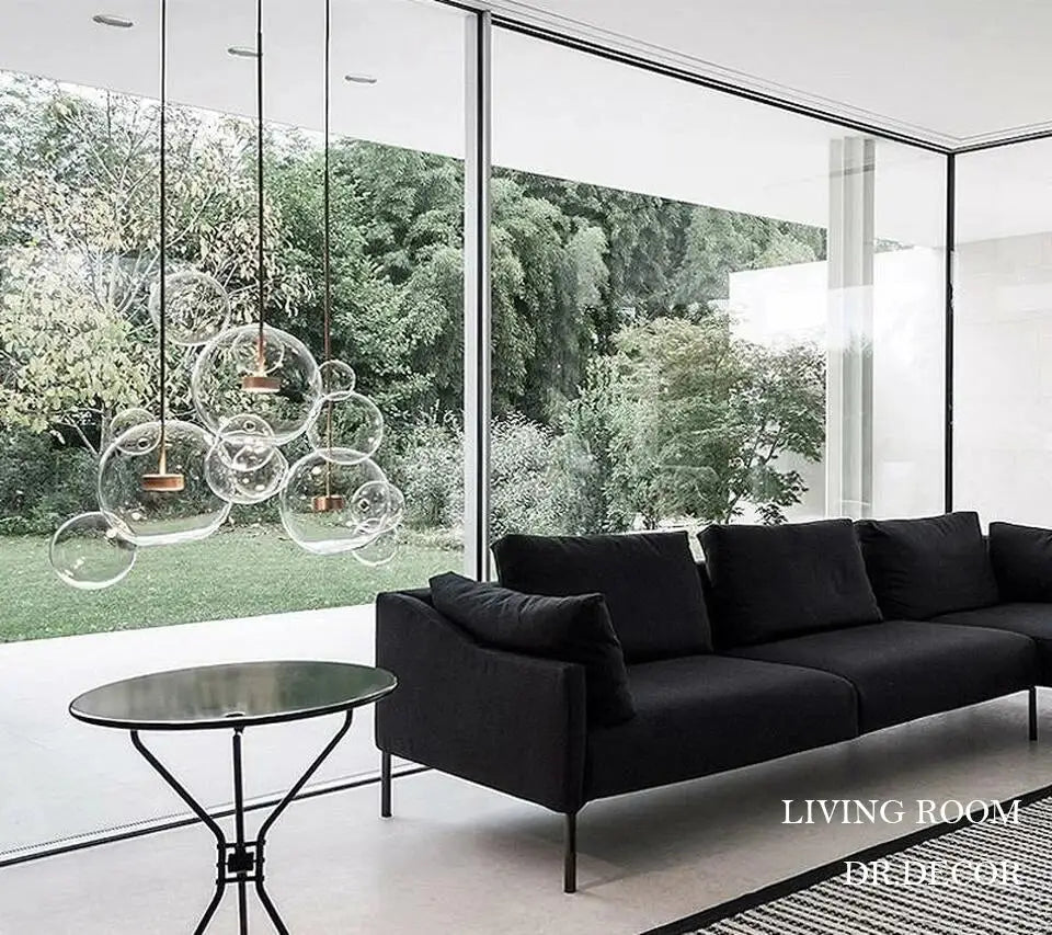 Glass Bubble Pendant Chandelier