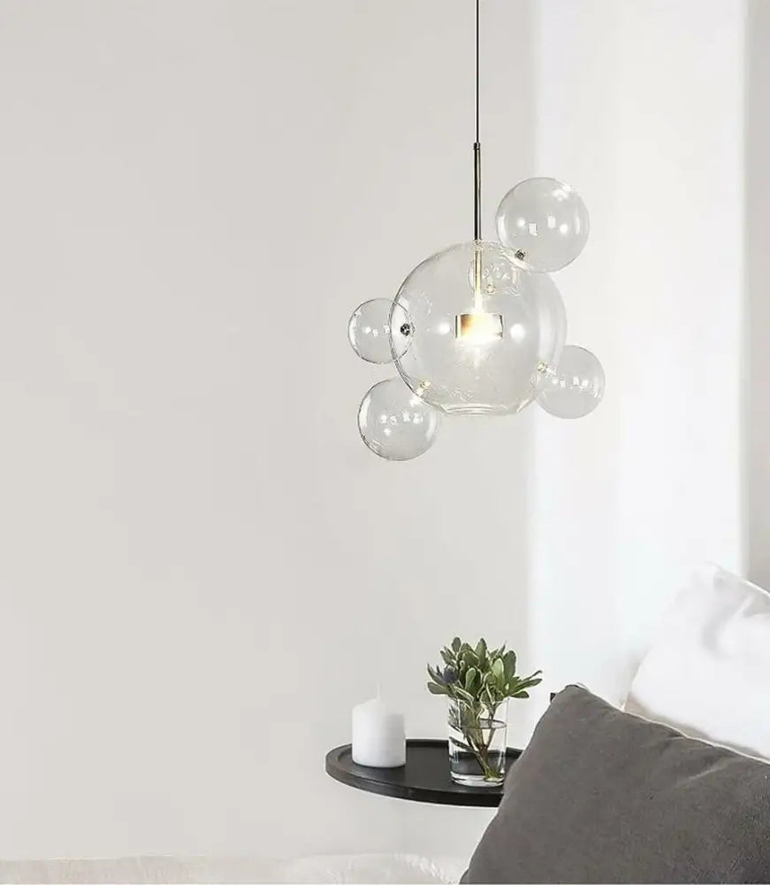 Geometric Globe Bubble Chandelier