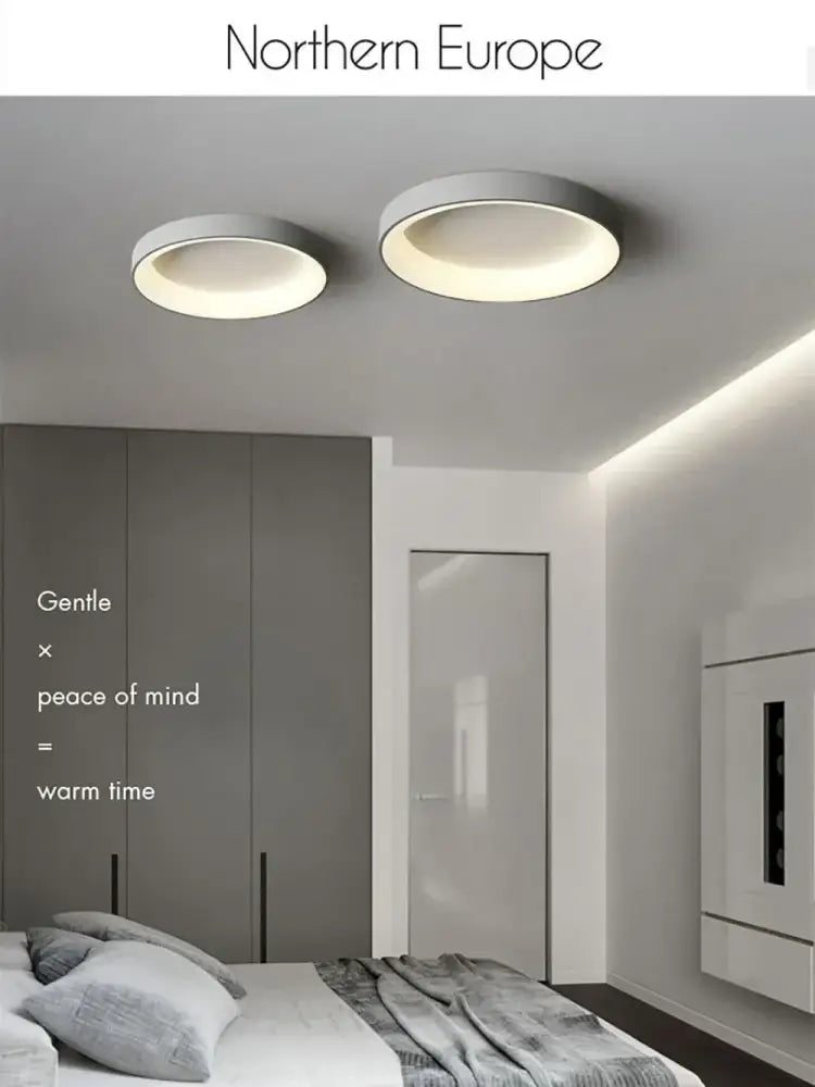 White Nordic Ceiling Light