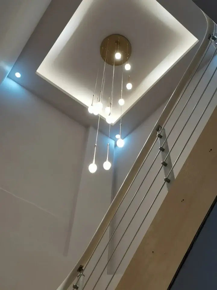 Gold Crystal LED Chandelier