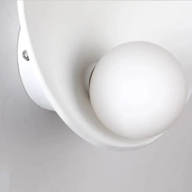 White Black LED Wall Sconce