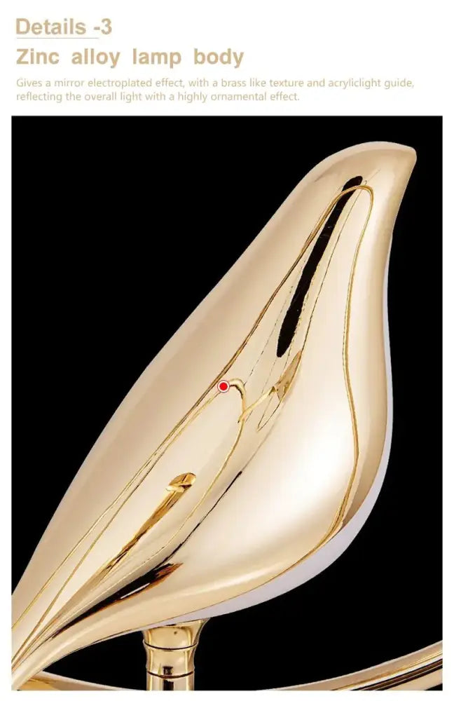 Gold Magpie Frame Pendant