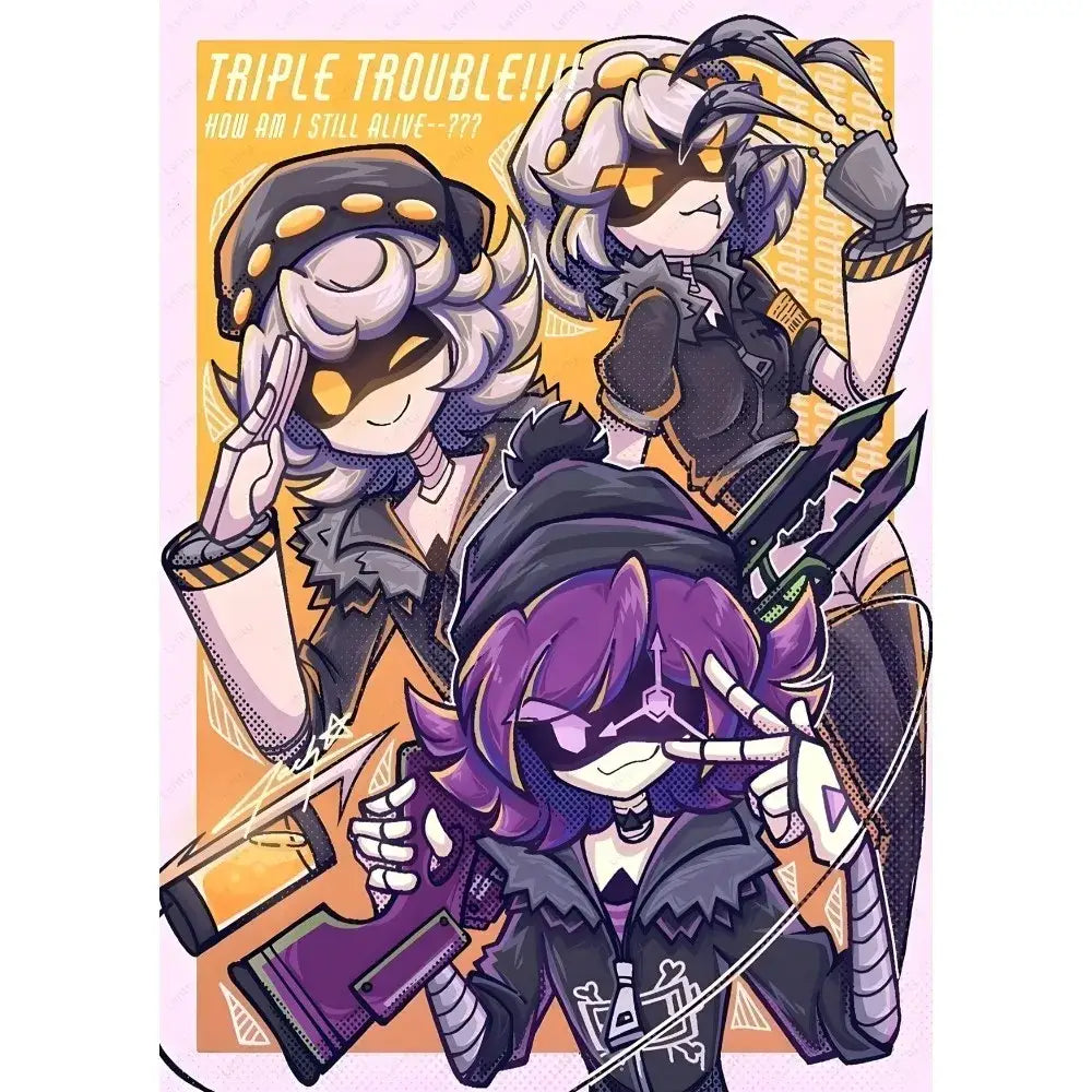 Gold Purple Wall Art