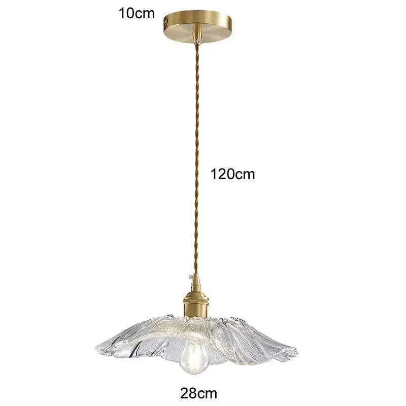 Green Leaf Ceiling Light