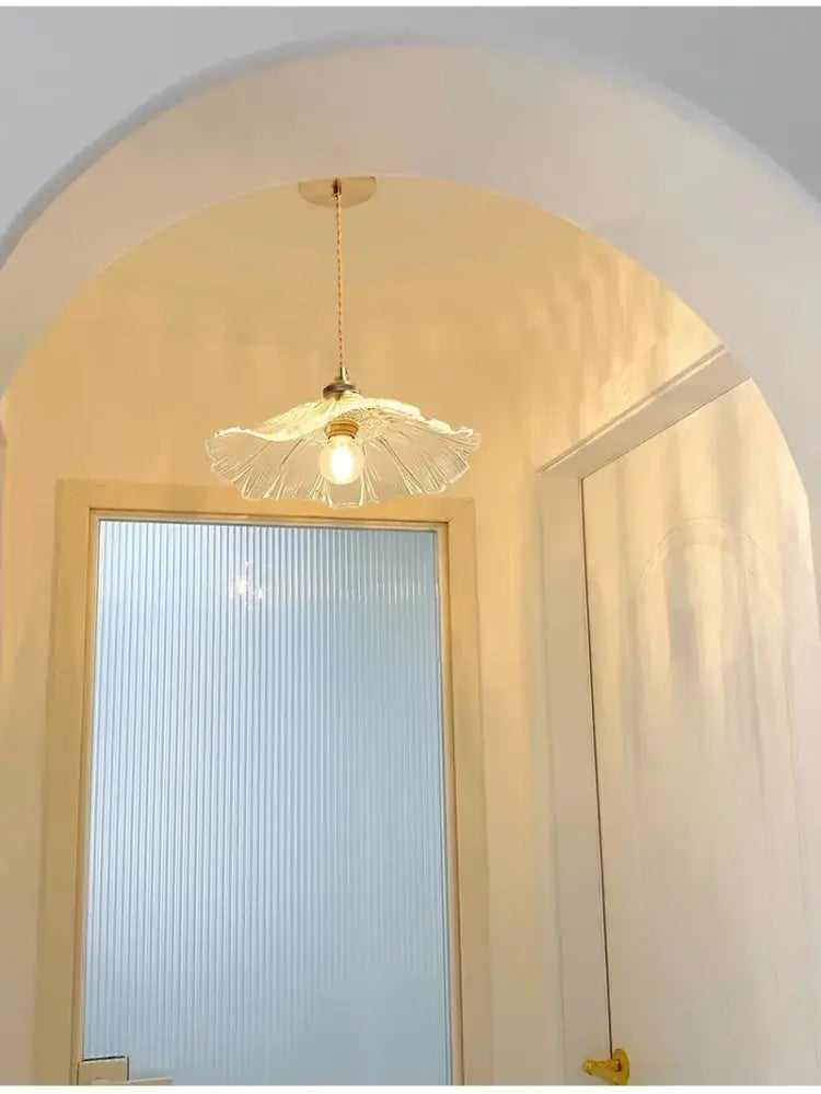 Green Leaf Ceiling Light